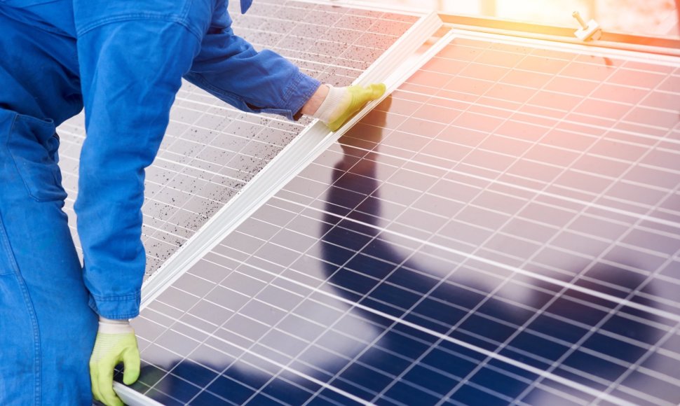 saules baterijos paneles